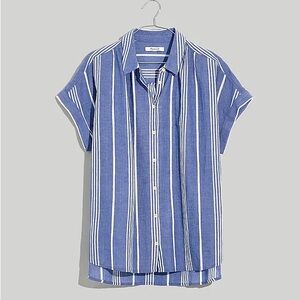 Madewell Central Shirt in Highley Stripe XS